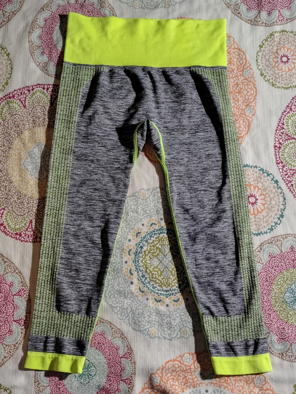 Unbranded Seamless High-Waist/Fold-over Super Stretch Activewear Leggings